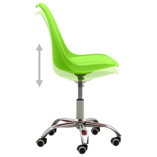 vidaXL Sedie da Pranzo 6 pz Verdi in Similpelle