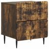 vidaXL Armadio da Notte Rovere Fumo 43 x 34,5 x 49,5 cm