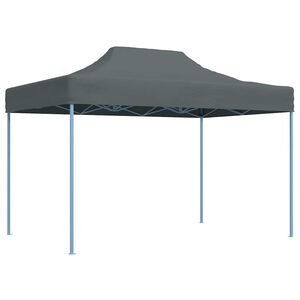 vidaXL Gazebo Professionale Pieghevole 3x4m in Acciaio Antracite