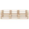 vidaXL Divano da Giardino a Pallet 3 Posti in Legno