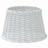 vidaXL Paralume Bianco &Oslash;45x28 cm in Vimini