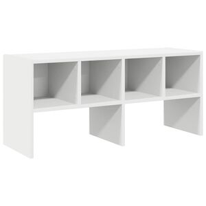 vidaXL Scarpiera Impilabile Bianca 89,5x30x40 cm