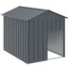 vidaXL Casetta Cani con Tetto Antracite 117x153x123 cm Acciaio Zincato