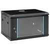 vidaXL Armadietto di Rete a Parete 6U da 19" IP20 600x450x350 mm