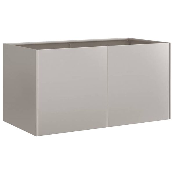 vidaXL Fioriera Arrugginita 80x40x40 cm in Acciaio Corten