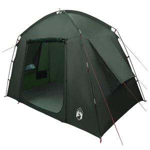 vidaXL Tenda Capanna Verde militare 210 x 210 x 138 cm Poliestere