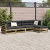 vidaXL Set Divani da Giardino 5pz con Cuscini Legno Impregnato di Pino