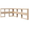 vidaXL Letto Libreria senza Materasso 120x190cm Legno Massello di Pino