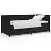 vidaXL Dormeuse Nera 90x200 cm in Legno Massello di Pino