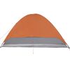 vidaXL Tenda da Campeggio a Cupola 6 Persone Arancione Impermeabile