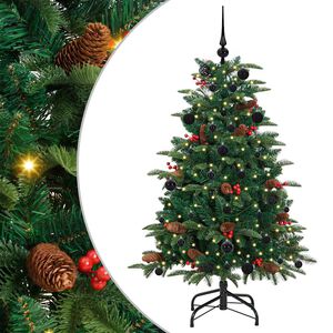 vidaXL Albero di Natale artificiale con 150 LED Verde 150 cm
