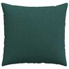 vidaXL Cuscini da Divano 2 pcs Verde Scuro 50 x 50 cm Tessuto