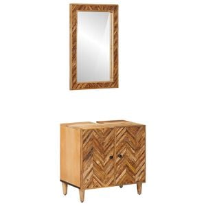 vidaXL Set di Armadi da Bagno 2 pz 62 x 33 x 58 cm