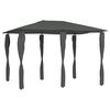 vidaXL Gazebo con Montanti Rivestiti 3x4x2,6 m Antracite 160 g/m&sup2;