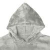 vidaXL Felpa coperta Grigio l Flanella