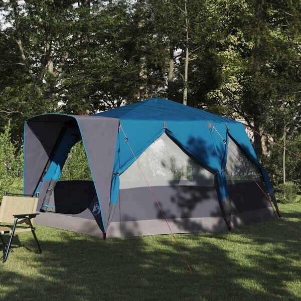 vidaXL Tenda Capanna con tetto Blu 400 x 350 x 212 cm