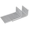 vidaXL Chiave Esagonale 2118 pz Argento 22 x 66 mm Acciaio