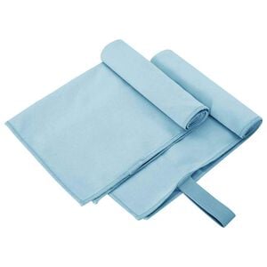 vidaXL Asciugamani Sportivi 2 pcs Blu 50 x 30 cm