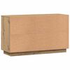 vidaXL Credenza Artisan Rovere 102x35x55 cm Legno ingegnerizzato