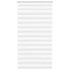 vidaXL Tenda a Rullo Oscurante Zebra 120x230 cm Bianca