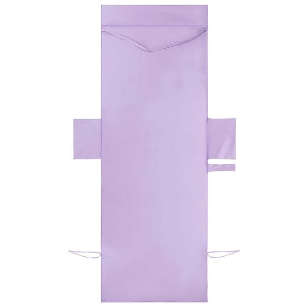 vidaXL Asciugamani per lettino 2 pcs Viola 210 x 75 cm