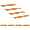 vidaXL Tappeti per scale 8 pz 110 x 30 x 2 cm Marrone Chiaro