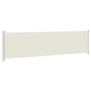 vidaXL Tenda Laterale Retrattile per Patio 614x160 cm Crema