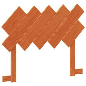 vidaXL Testiera Marrone Cera 100 cm in Legno Massello di Pino