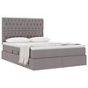 vidaXL Letto con Contenitore Talpa 140 x 200 cm Pelle Sintetica
