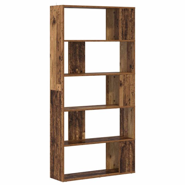 vidaXL Armadio per Libri Legno vecchio 80 x 24 x 159 cm
