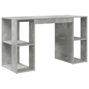 vidaXL Scrivania Grigio cemento Legno ingegnerizzato