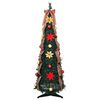 vidaXL Albero di Natale artificiale con 50 LED Verde 120 cm PVC