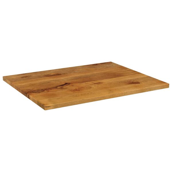vidaXL Piano per Tavolo 90x80x3,8 cm Rettangolare Legno Massello Mango