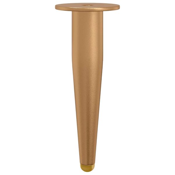 vidaXL Piedi in piedi 2 pcs Oro 98 x 40 mm Ferro