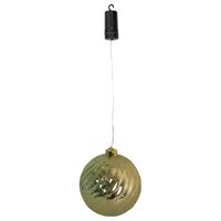 Luxform Lampada Sospesa a LED a Batteria Ball Swirl Oro