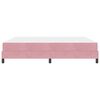 vidaXL Letto a molle con materasso Rosa 180 x 210 cm Tessuto