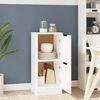 vidaXL Credenza Bianca 30x30x70 cm in Legno Multistrato