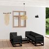 vidaXL Set Divani da Giardino 8 pz con Cuscini Legno Massello di Pino