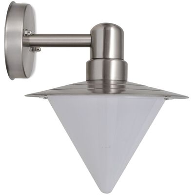 Lampada da parete a LED in acciaio inossidabile forma conica