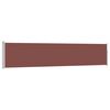 vidaXL Tenda Laterale Retrattile per Patio 100x514 cm Marrone