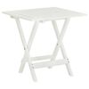 vidaXL Tavolo da Bistrot Bianco 46x46x47cm in Legno Massello di Acacia