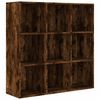vidaXL Libreria Rovere Fumo 98x29x97,5 cm