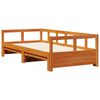 vidaXL Dormeuse senza Materasso Marrone Cera 90x190 cm Legno di Pino