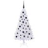 vidaXL Albero di Natale artificiale Bianco 150 cm PVC e Acciaio