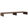 vidaXL Supporto Monitor Rovere Marrone 100x27x10 cm Legno Multistrato
