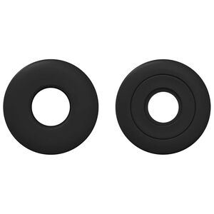 vidaXL Cuscinetti per tavolo da biliardino 10 pz Nero 5 x 5 x 2,8 cm