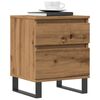 vidaXL Comodino Rovere Artigianale 40x35x50 cm in Legno Multistrato