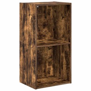 vidaXL Libreria Rovere Fumo 40x30x77 cm in Legno Multistrato
