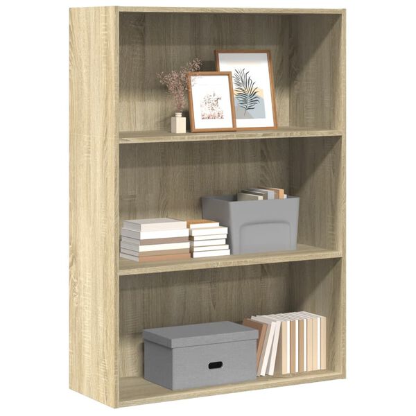 vidaXL Libreria Rovere Sonoma 80x30x114 cm in Legno Multistrato