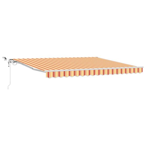 vidaXL Tenda Retrattile Giallo e Arancione 400 &times; 300 cm